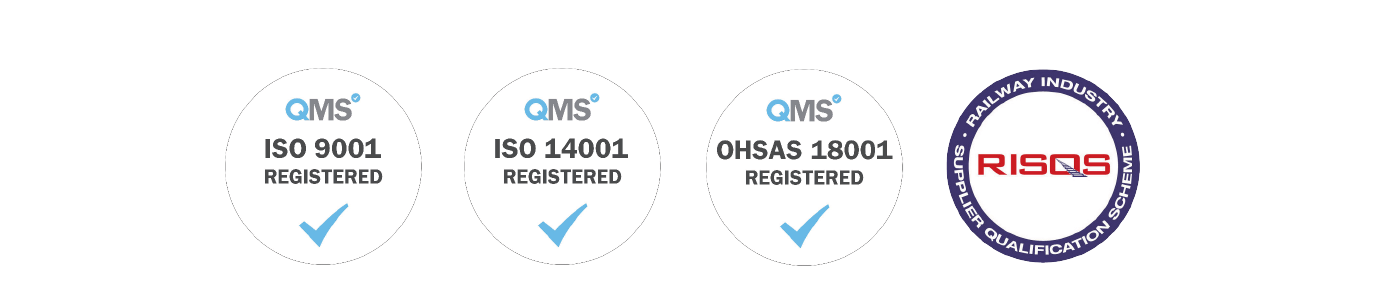 Ubique accreditations QMS ISO 9001, ISO 14001, OHSAS 18001 and RISQS
